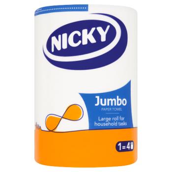 Nicky jumbo Paper Towel Roll 200 Sheets - Premium Quality Tissue Online - Product Image Nicky jumbo Paper Towel Roll 200 Sheets - Premium Quality Tissue Online - Product Image